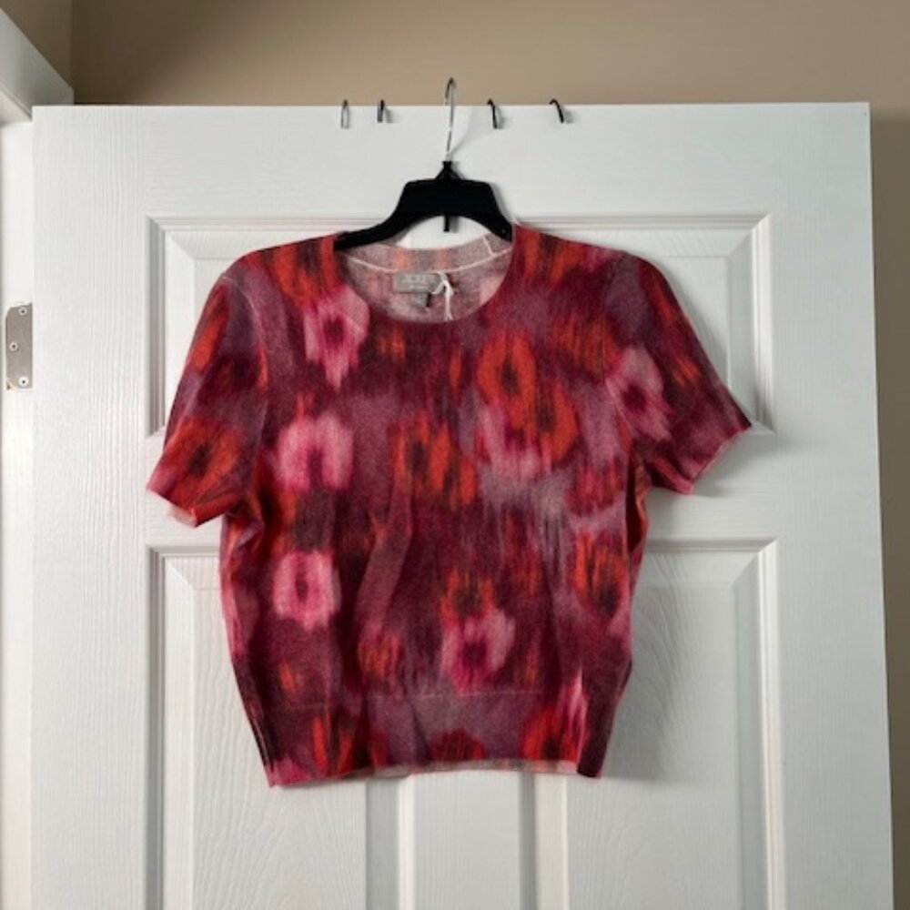 J Crew Brushed cashmere T shirt Size Small